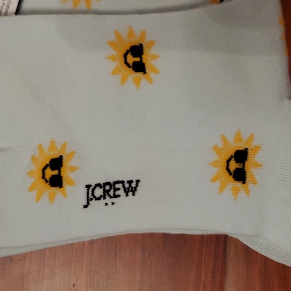 NWT & in packaging.  J. Crew  socks. With yellow sun. - Picture 5 of 5